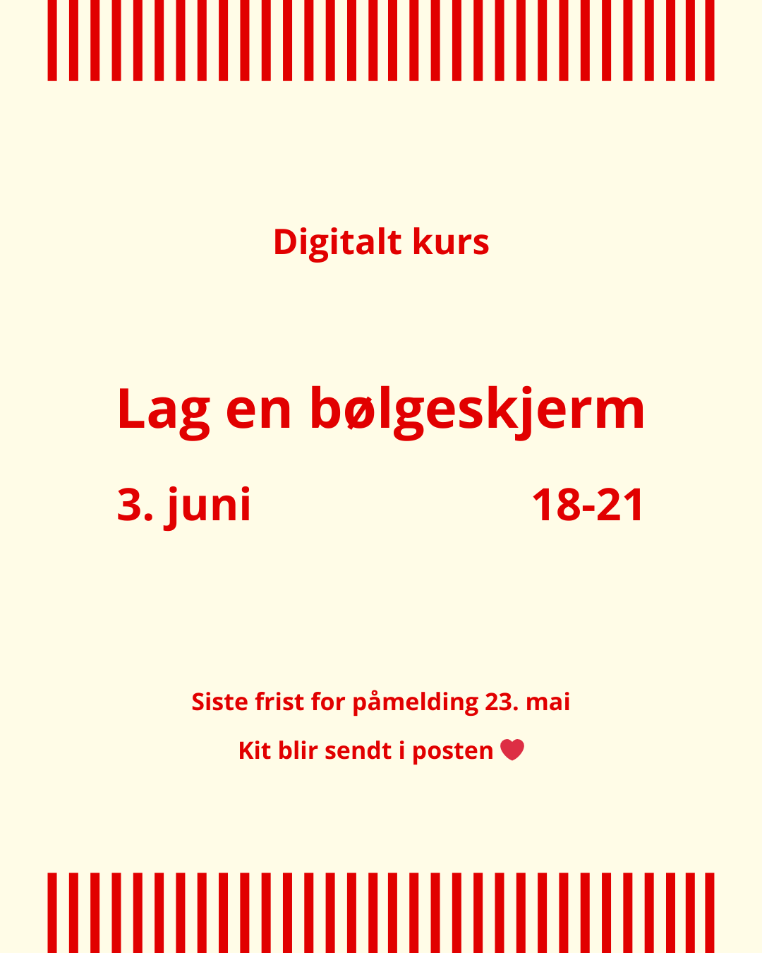 Digitalt kurs 3. juni