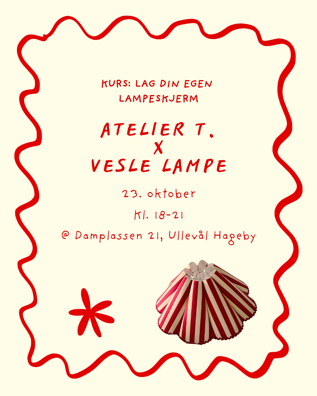 Kurs Atelier T. x Vesle lampe