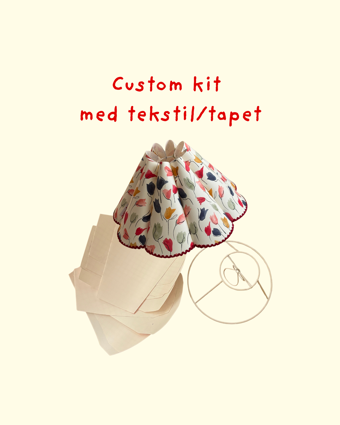 Kurspakke - lampeskjerm + tekstil