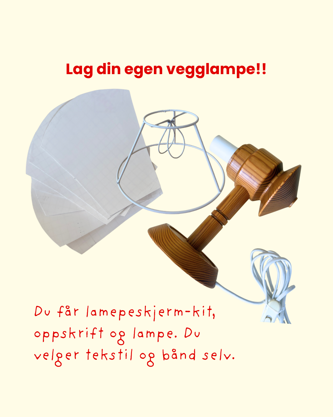 Lampekit vegglampe